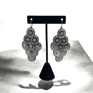 Boho Cluster Drop Chandelier Earrings
